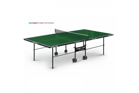 Стол Теннисный Game Outdoor С Сеткой Зелёный